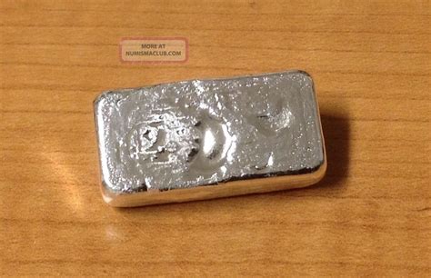 999 Fine Silver Bar 1 (one) Troy Ounce - Hand Poured Item D