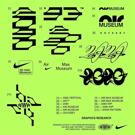 Nike 2090 Odyssey - Fonts In Use | Graphic design inspiration layout ...