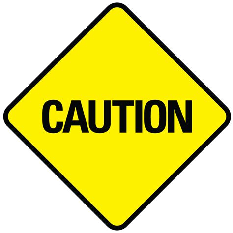 Picture Of A Caution Sign - ClipArt Best