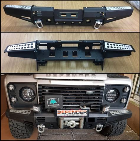 LAND ROVER DEFENDER SLIM FRONT WINCH BUMPER - Defender Upgrades Malaysia - Accessories, Parts ...