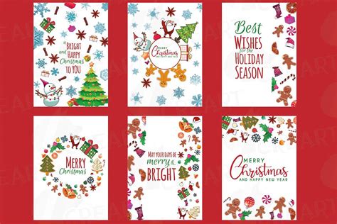 Christmas greeting Cards, Merry Christmas cards, labels