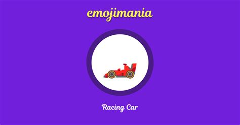 🏎 Racing Car emoji Copy & Paste - Emojimania