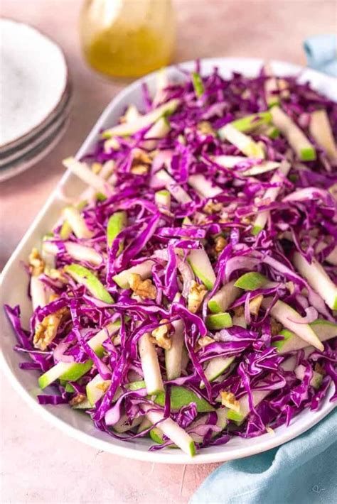 Red Cabbage Salad | The Mediterranean Dish