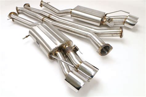 Cadillac CTS-V Fusion Exhaust System (Round Tips) #FDOM-0330 - Billy Boat Exhaust