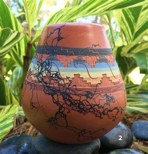 Navajo Vase Navajo Pottery Navajo Art by NewEarthGiftAndBeads