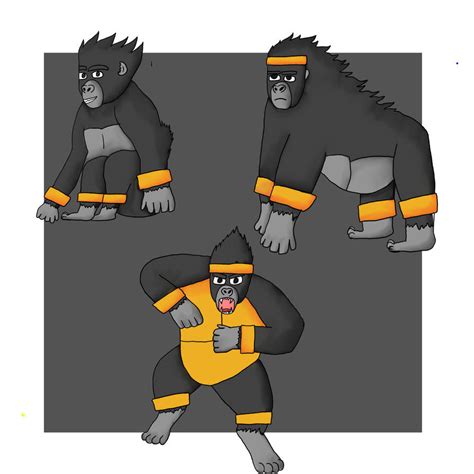 Gorilla Pokemon by Alter18 on DeviantArt