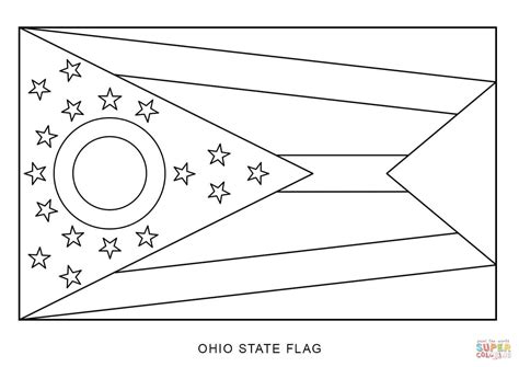 Flag of Ohio coloring page | Free Printable Coloring Pages