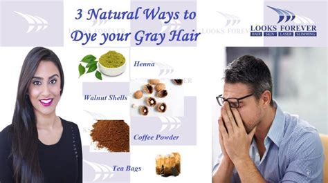 3 Natural Ways to Dye Your Gray Hair