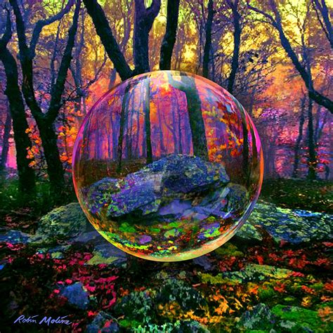 Enchanted Forest Painting by Robin Moline