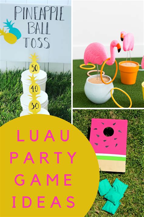 Easy Luau Party Games With Instructions - Peachy Party