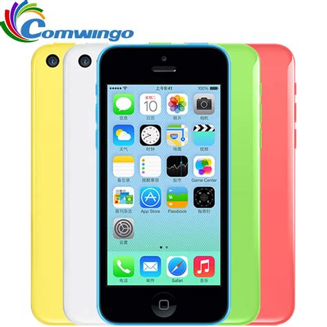 Original unlocked Apple iPhone 5C 32GB+1GB Storage iPhone 5c GSM HSDPA Dual Core 8MPix Camera 4. ...