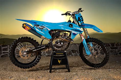 KTM Graphics Kit 'LEGACY' Sky Blue – OMXGraphics - Free Customisation