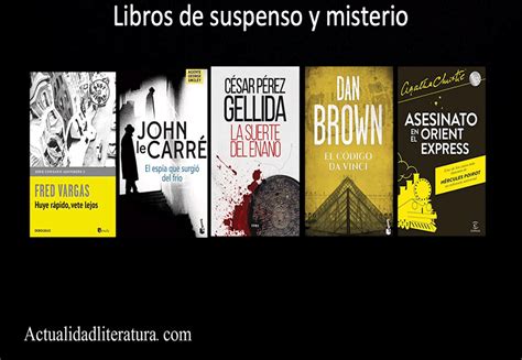 Libros de suspenso y misterio