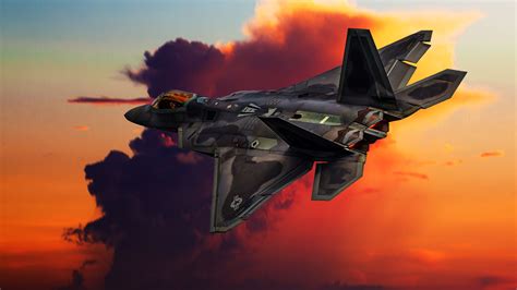 F 22 Raptor Wallpaper 4K - Design Corral