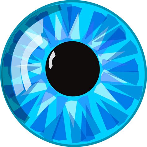 OnlineLabels Clip Art - Blue Eye