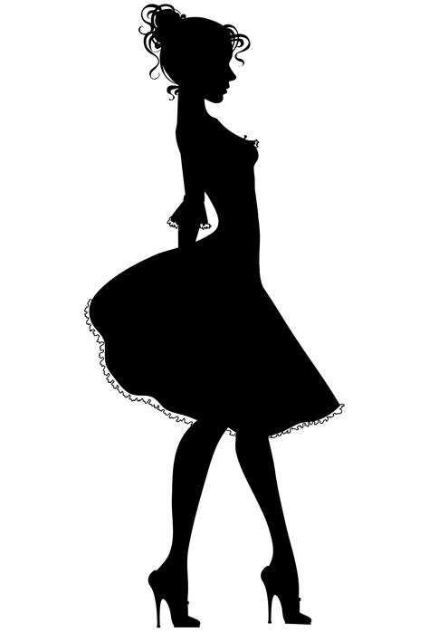 Free Girl Silhouette, Download Free Girl Silhouette png images, Free ...