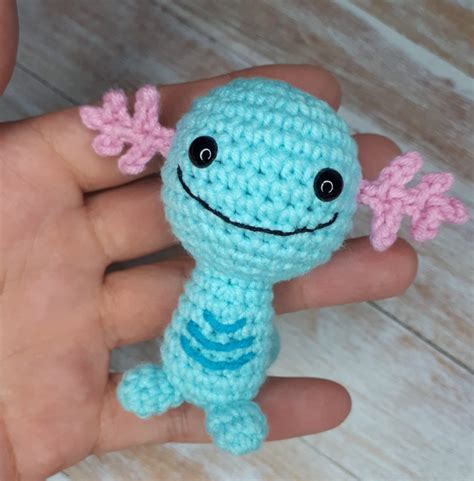 Crochet Paldean Wooper Plush Pokemon Scarlet and Violet - Etsy