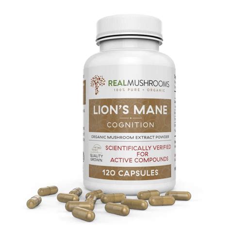 Lion's Mane Mushroom Capsules by Real Mushrooms | Best Chinese Medicines