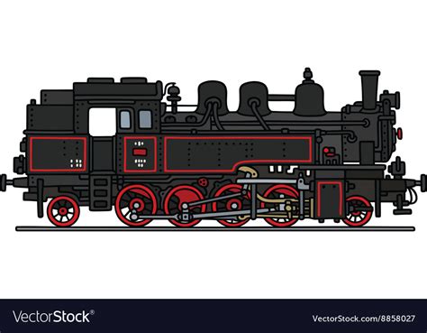 Old steam locomotive Royalty Free Vector Image