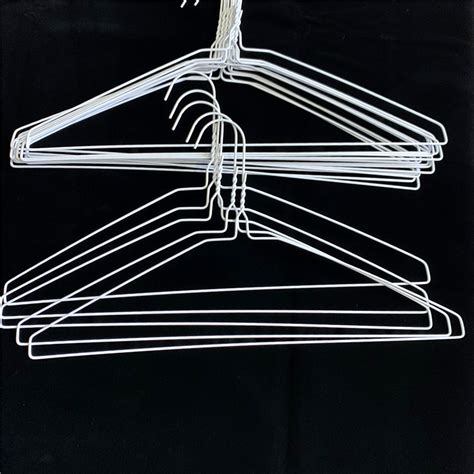 Disposable Commercial Clothes Hangers , Lightweight Wire Dry Cleaning Hangers