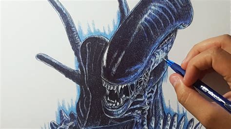 Xenomorph Drawing at GetDrawings | Free download