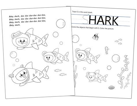 'Baby Shark' Printables - Mother Goose Club