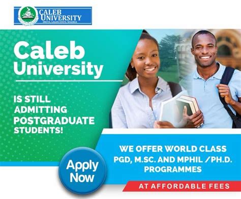 Caleb University Admission Form - Admission Forms 2023