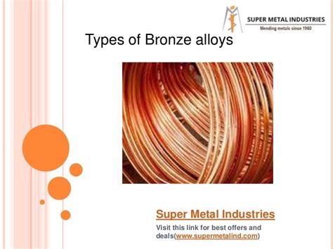 Types of bronze alloys