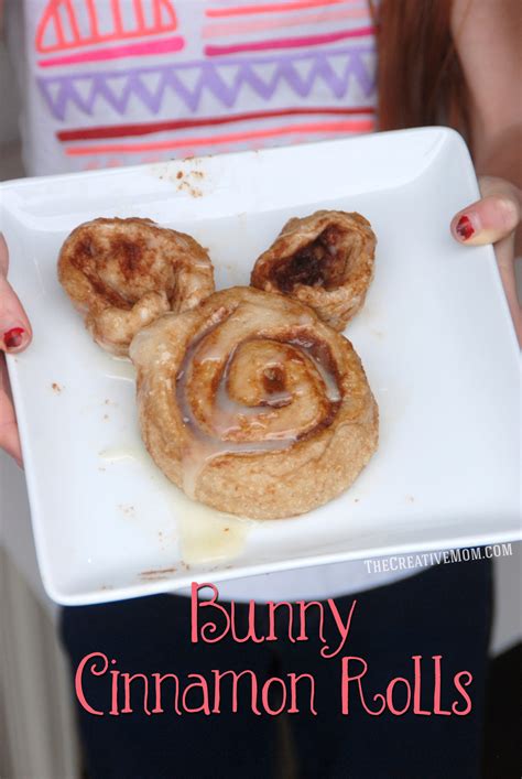 Bunny Cinnamon Roll Recipe - The Creative Mom