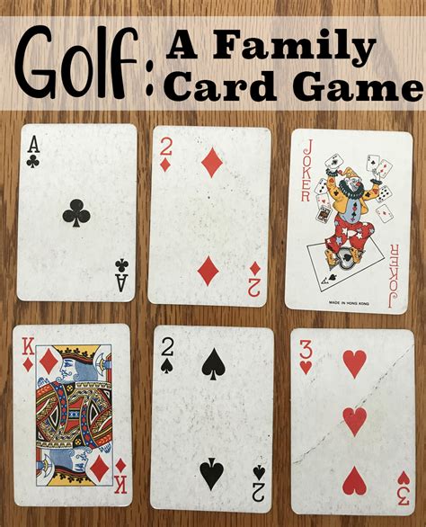 Golf: A Fun Card Game for Families - Grandma Ideas