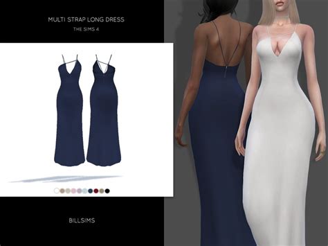 Bill Sims' Multi Strap Long Dress