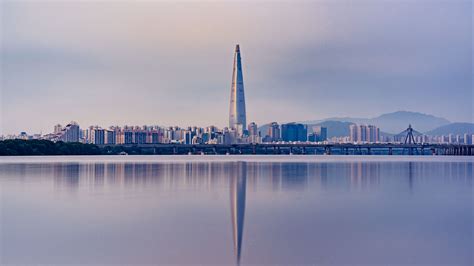 Han river, bridge, Seoul, South Korea, 4K HD Wallpaper