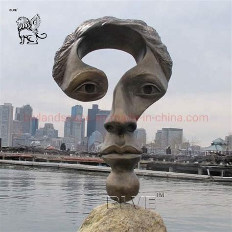 Garden Modern Art Artwork Outdoor Large Abstract Human Face Metal ...