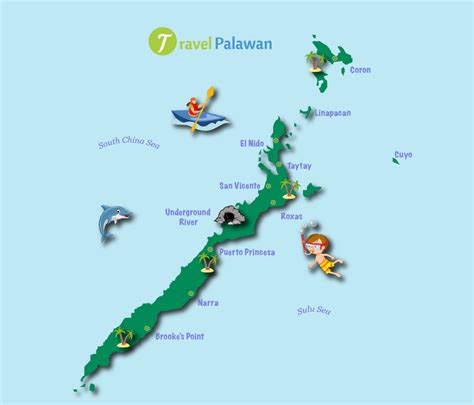 Map of Palawan - Travel Palawan