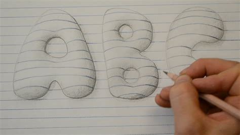 How Do You Draw 3D Letters A-Z : HOW TO DRAW 3D LETTERS ( O ) - YouTube / This course is ...