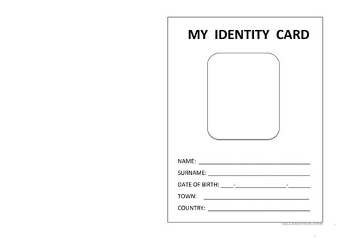 Printable Id Card Template