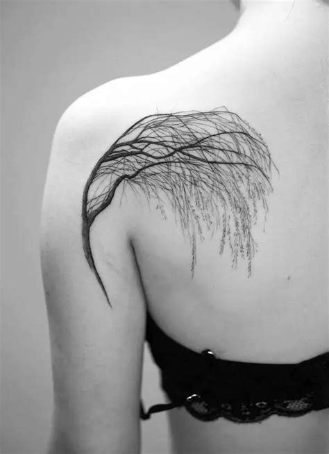 Willow Tree Tattoo Meaning: A Symbolic Expression of Nature's Resilience and Grace