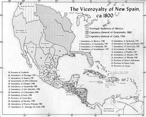 Map Of New Spain - Map Of Usa With Rivers