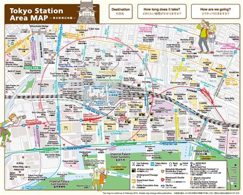 Tokyo station area map - Ontheworldmap.com