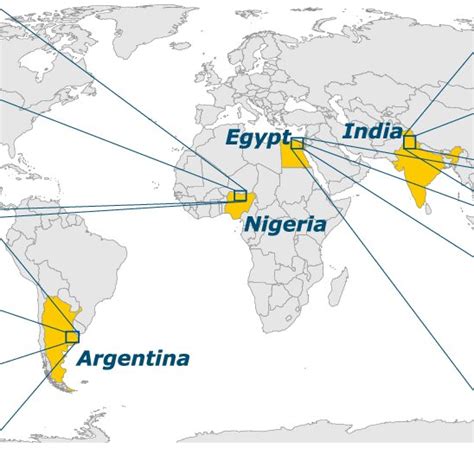 Selected regions of the Global South with the respective population... | Download Scientific Diagram