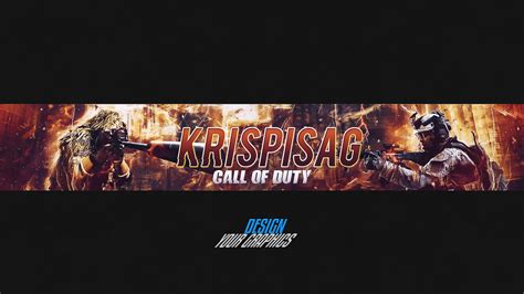 Call of Duty| Youtube Banner | Photoshop | PSD by CagBcn on DeviantArt