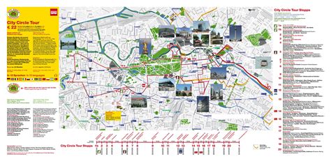 Berlin top attractions map - Berlin main attractions map (Germany)