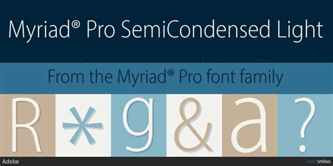 Fontspring | Myriad® Pro Fonts by Adobe