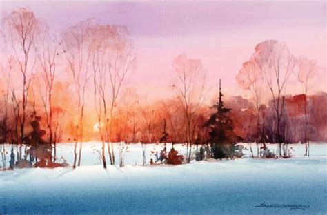 4 FREE Watercolor Landscape Tutorials | Watercolor landscape tutorial, Watercolor landscape ...