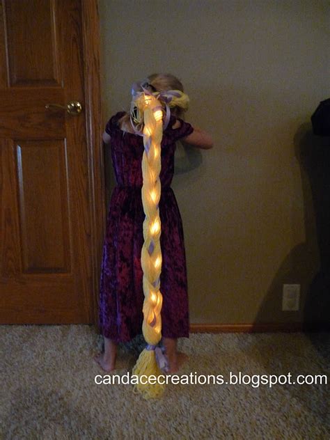 Candace Creations: Glowing Rapunzel Hair Tutorial