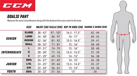 Ccm Hockey Size Chart