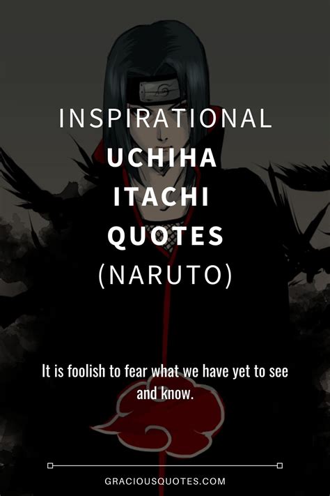 Itachi Uchiha Quotes Wallpaper