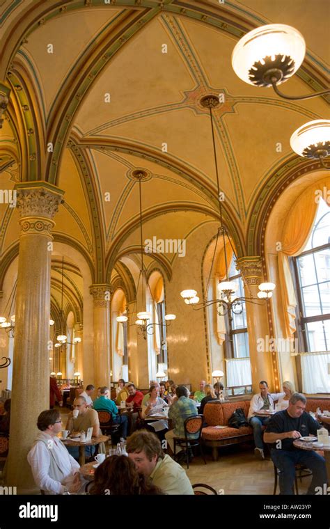 Cafe Central interior Vienna Austria Stock Photo - Alamy