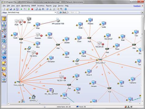 DEKSI Network Administrator Network Mapping and Monitoring software | Mapping software, Network ...