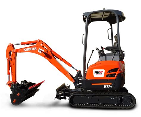 Kubota 1.7 Tonne Excavator - RAM Equipment - Hire Today!